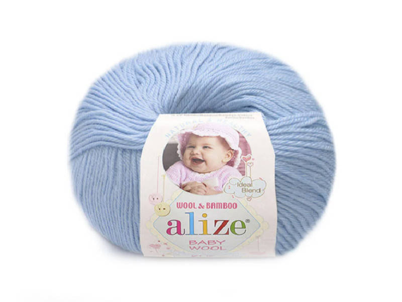 

Alize Baby Wool, Светло-голубой №350