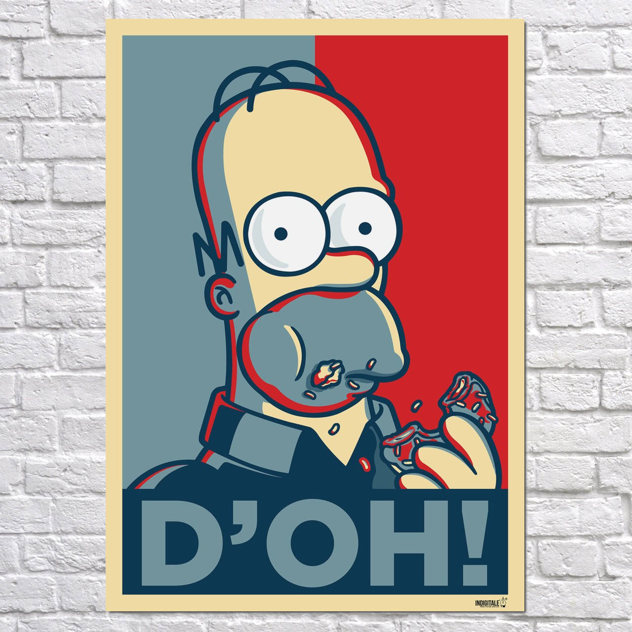 

Плакат "Гомер, минималистичный, Simpson, D'OH!" (артикул 4038) 42, Полуглянец, 30