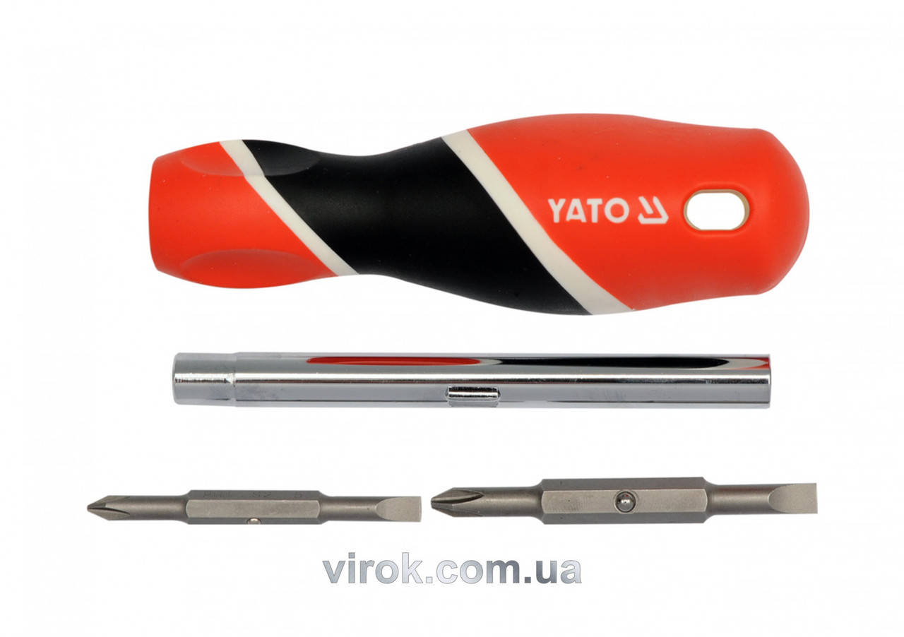 

Отвертка YATO с двусторонними насадками 4 шт YT-25971