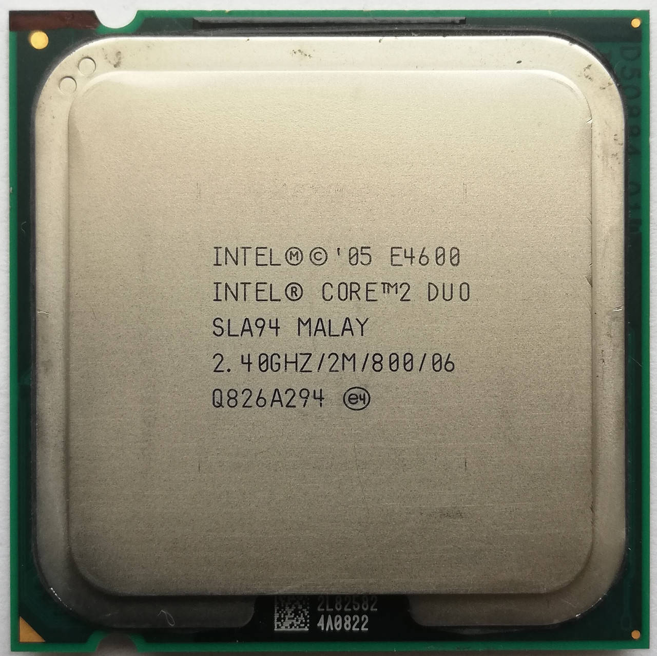 

Процессор Intel Core 2 Duo E4600 M0 SLA94 2.40GHz 2M Cache 800 MHz FSB Socket 775 Б/У