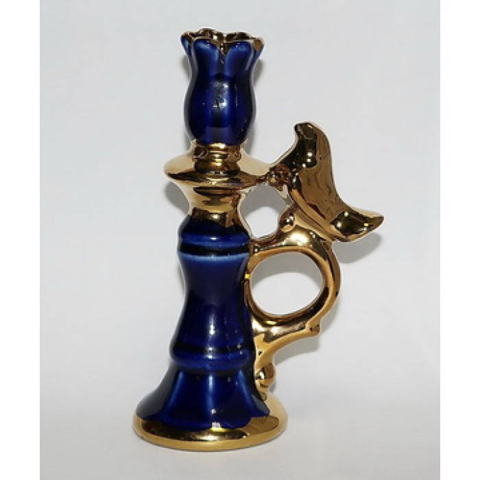 

Керам. подсвечник Голубь на ручке комб,11см.