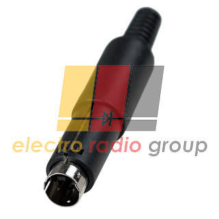 

Штекер mini DIN 4 пласт.