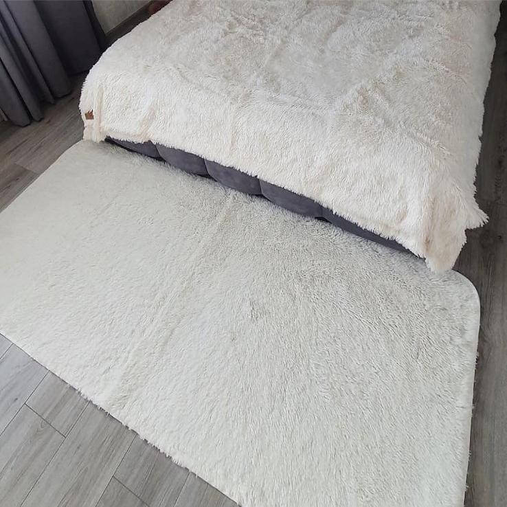 

Мягкий пушистый коврик с высоким ворсом 100 х 200 см