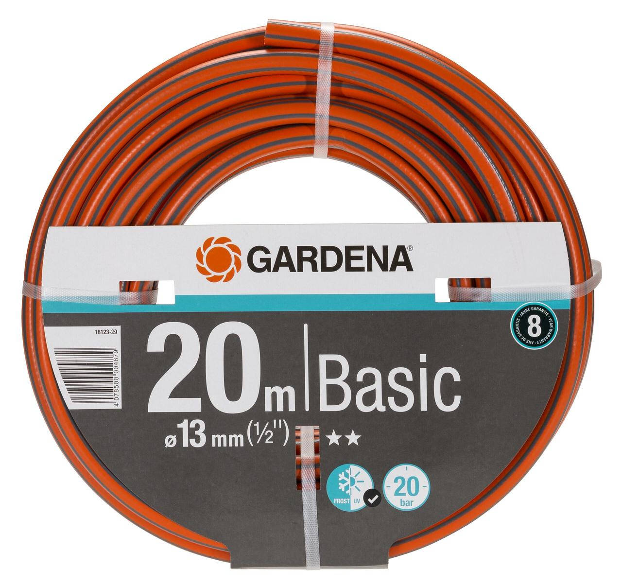 

Шланг для полива Gardena Basic 13 мм 20 метров (18123-29.000.00)
