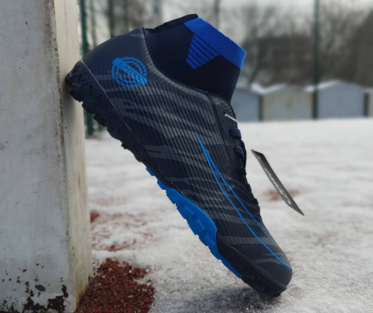 

Футбольные сороконожки Caroc с чулком 41, Синий