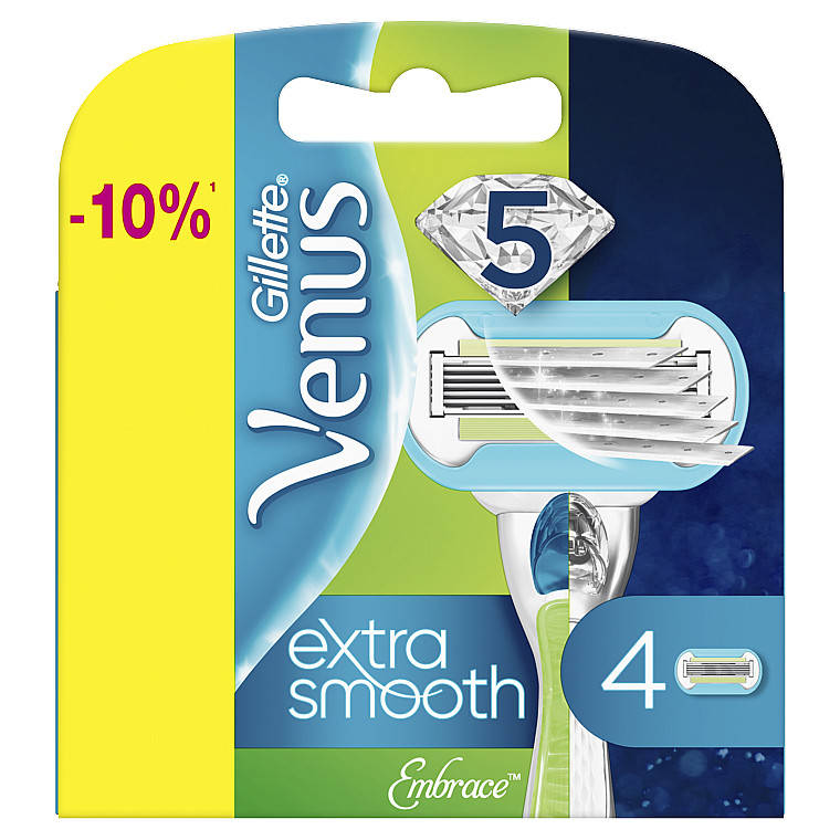 

Сменные кассеты для бритья Gillette Venus Extra Smooth Embrace 4 шт
