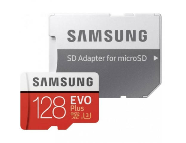 

Карта памяти 128GB microSDXC Samsung EVO Plus + Adapter