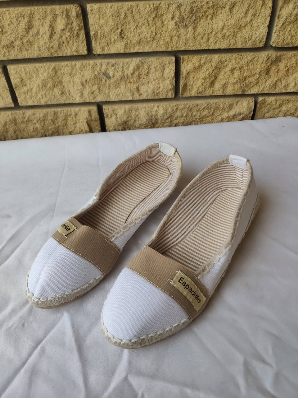 

Эспадрильи,кеды, мокасины, слипоны женские ESPADRILLE, Турция 38, белый