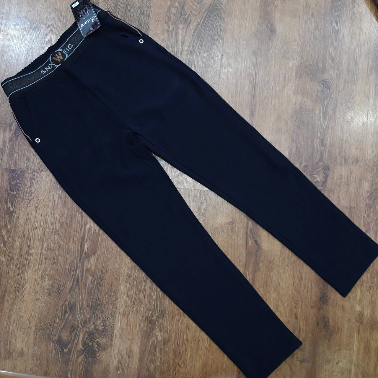 

Женские лосины,полубатали "ЗОЛОТО" 2 кармана, Art: 735-2 4XL(52-54)Темно-Сині