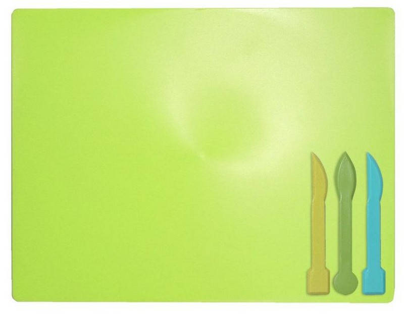 

Дошка для пластилинау ZiBi зі стеками салатова, Салатовый