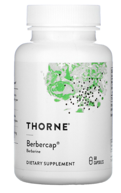 

Берберин (барбарис), Berberine, Thorne Research, 60 капсул (THR-76002)