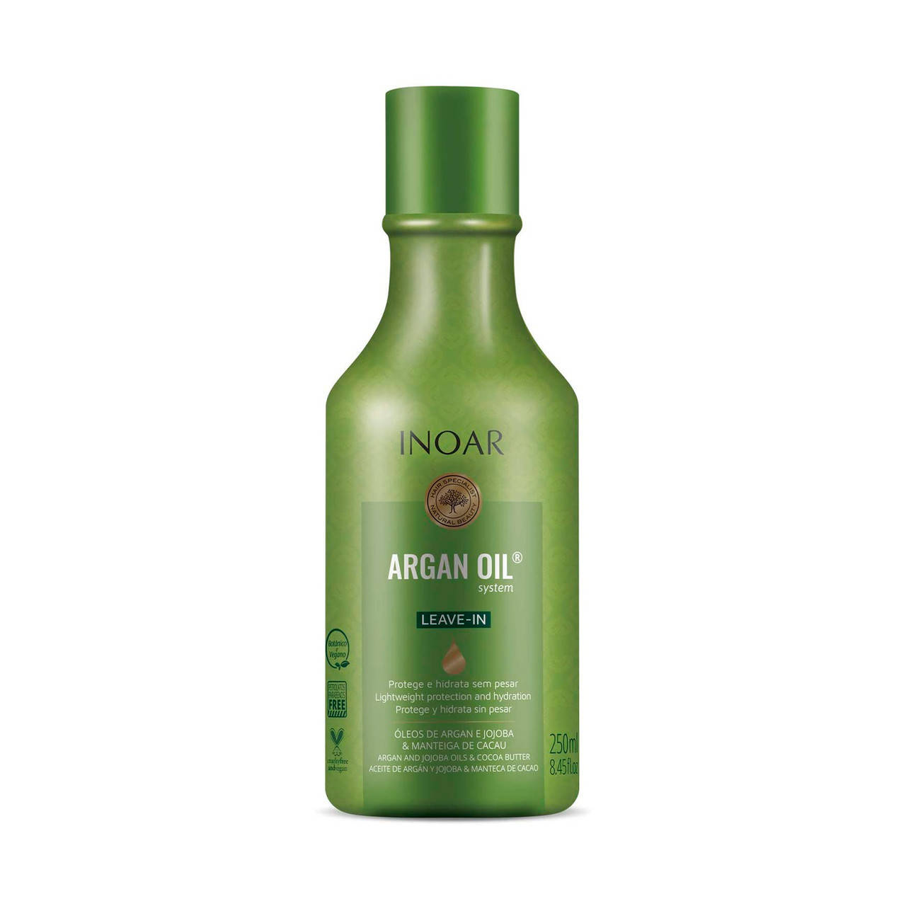 

Кератиновое молочко для волос «Масло Арганы и Жожоба», Argan Leave-in Hidratante, 250 ml