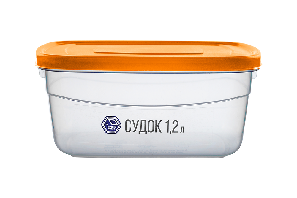 

Судок 1,2 л оранжевый