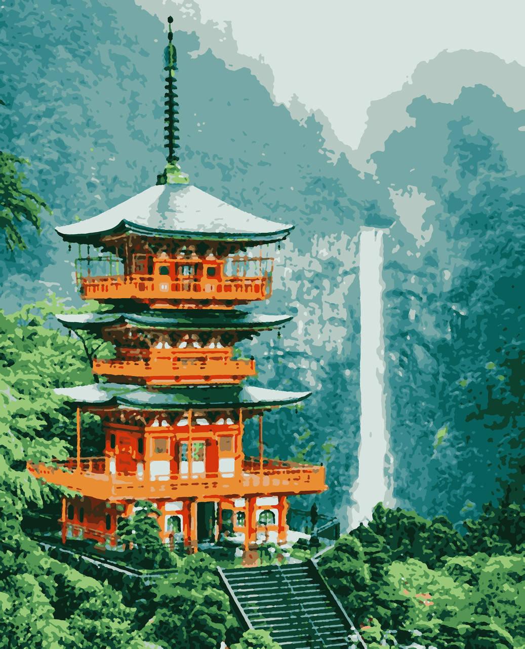 

Картина по номерам Пагода Artissimo 40*50 PN6210