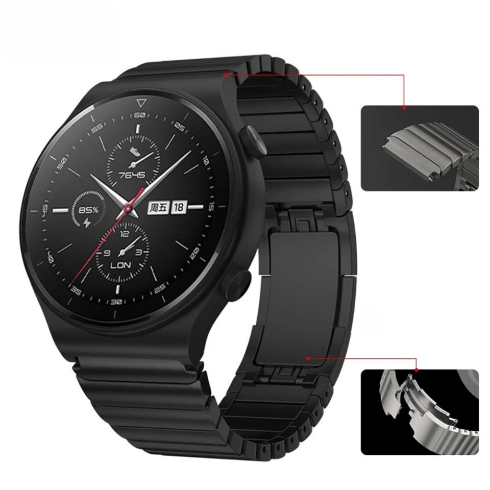 

Браслет из нержавеющей стали для Huawei Watch 3/3 Pro/GT 2 46 мм/GT2 Pro/GT 2e/Magic