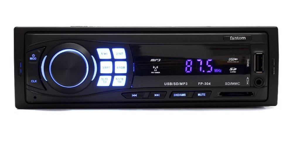 

Автомагнитола Fantom FP-304 Black/Blue