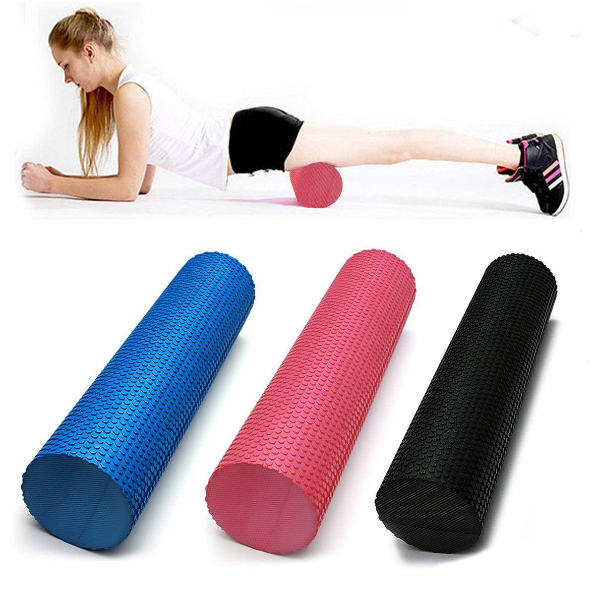 

Массажный ролик, валик для массажа спины (йога ролл массажер для спины, шеи, ног) OSPORT 90*15см (MS 1873-1)