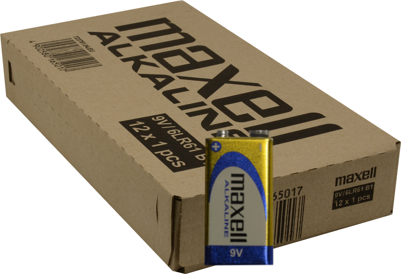 

Батарейка Maxell КРОНА 6LR61 1PK BLISTER,12 шт.