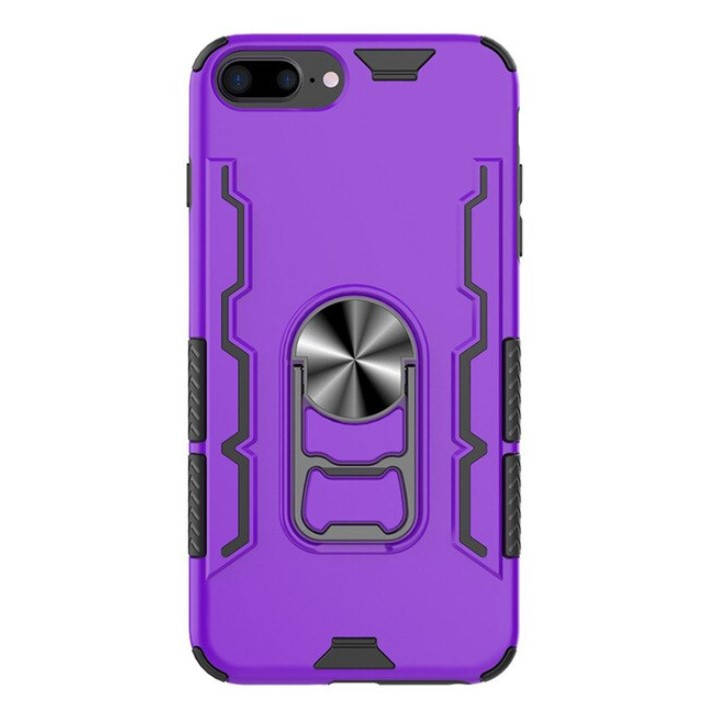 

Противоударный чехол Beer Ring для Apple iPhone 7 Plus / 8 Plus (Фиолетовый)