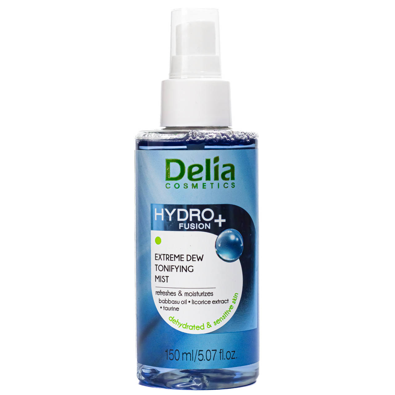 

Тоник-спрей для лица Delia Cosmetics Hydro Fusion Extreme 25+ увлажняющий 150 мл