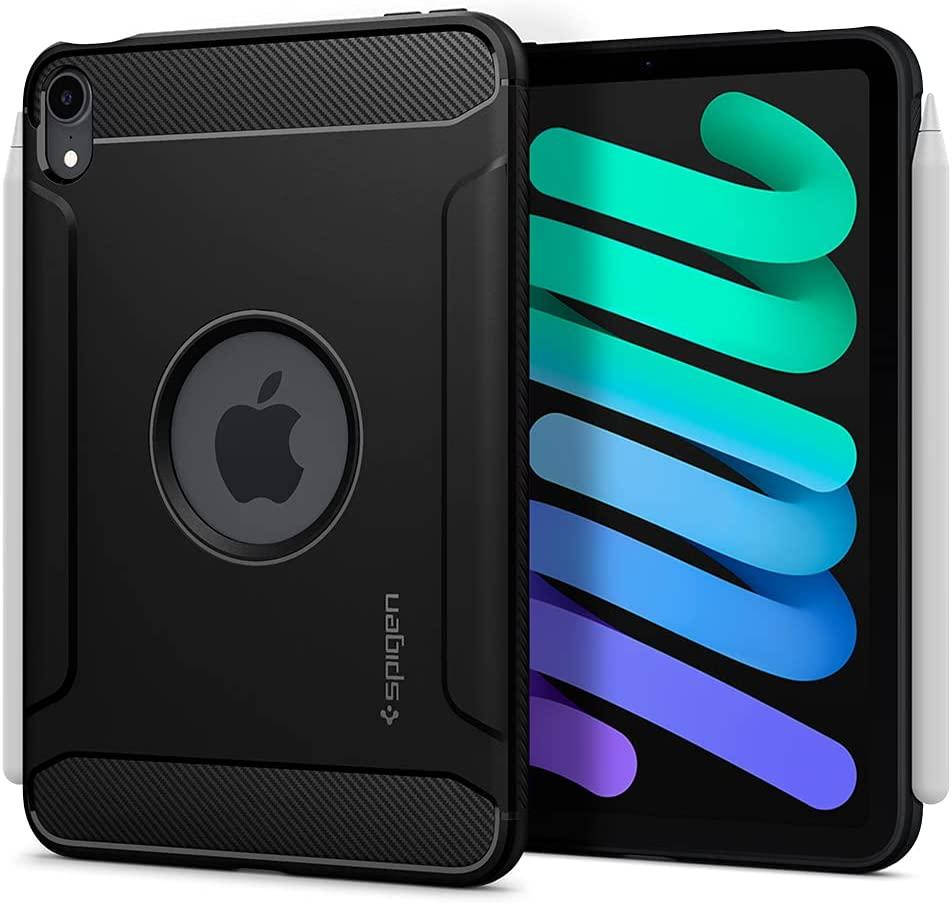 

Чехол Spigen для iPad mini 6 - Rugged Armor, Matte Black (ACS03764)