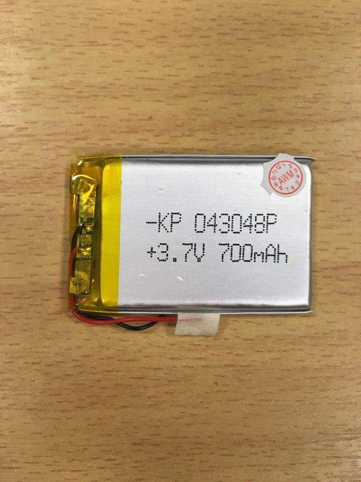 

Внутренний Аккумулятор 45*30*4.2 (700 mAh 3,7V) 043048 AAA класс в Запорожье, Серый