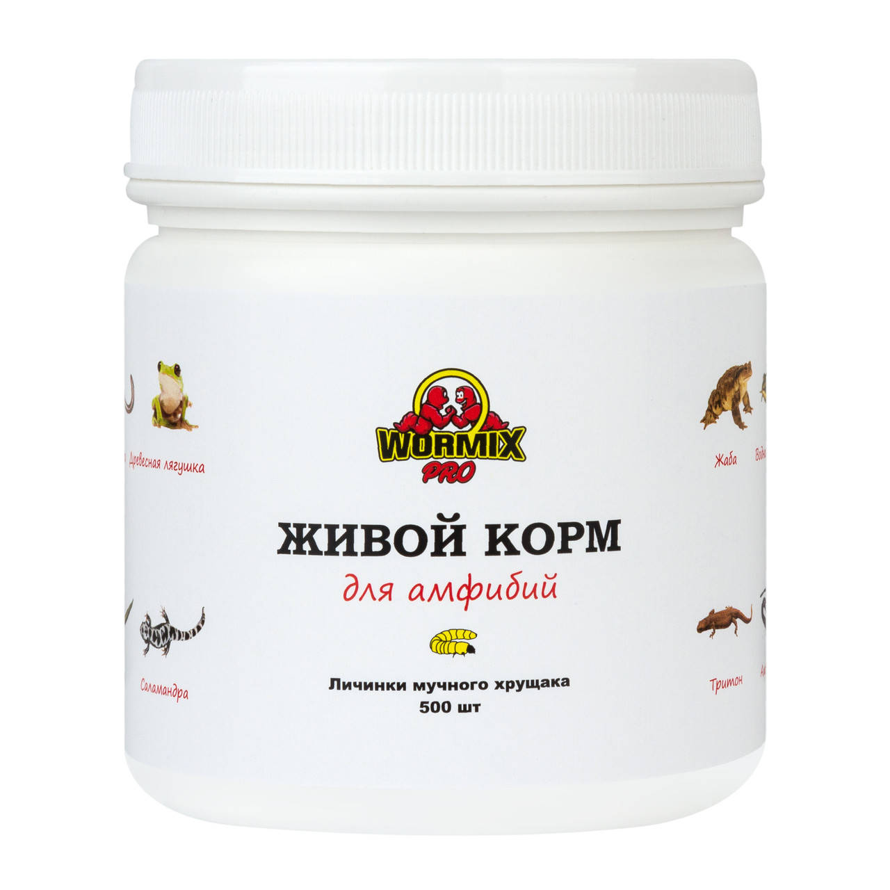 

Живой корм для амфибий – Мучной хрущак 500 шт. Мучной червь