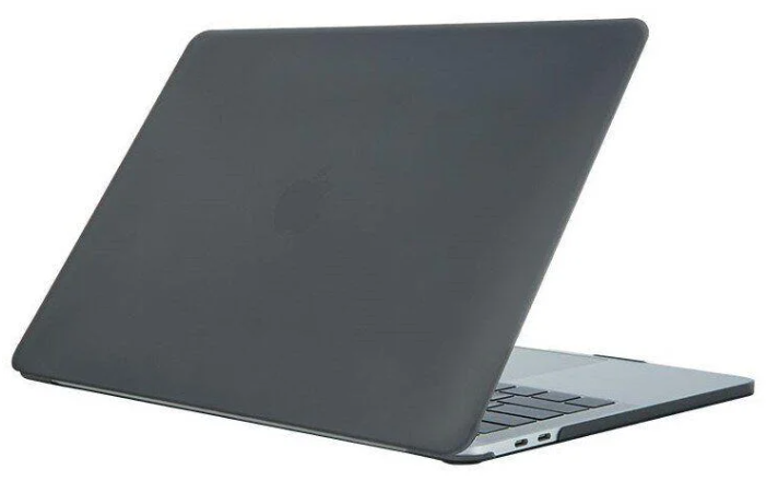 

Защитная черная накладка на MacBook Air 13 пластиковый чехол на Макбук Эир, Черный