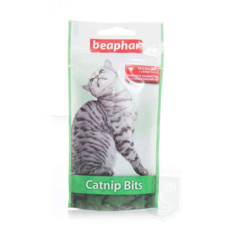 

Подушечки для кошек с кошачей мятой 150 г Кэт Нип Битц Беафар / Beaphar