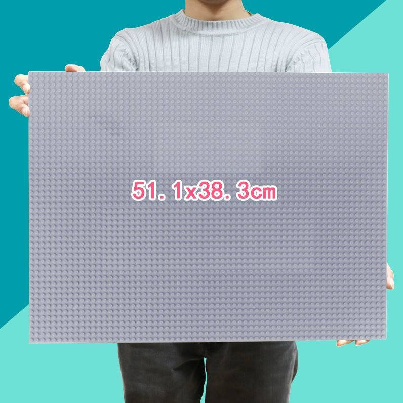 

Пластина для Lego Серая 48x64 пина (38x51 см), строительная пластина, базовая пластина 1шт., Салатовый