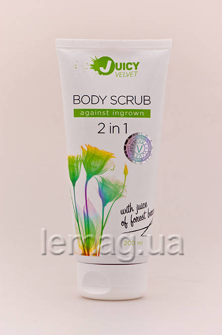 

Velvet Juicy Жесткий скраб для тела против врастания 2 в 1 (с папаином), 200 мл