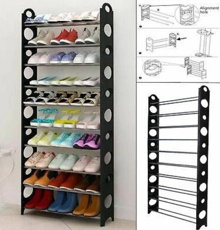 

Полка для обуви SHOE RACK 8060(10 полок, 30 пар)