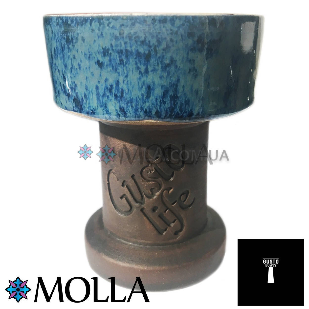 

Чаша для кальяна Gusto Bowls Rook Голубой
