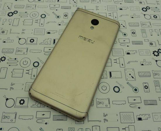

Задняя крышка Meizu M6 M711H золото Сервисный оригинал с разборки, Золотистый