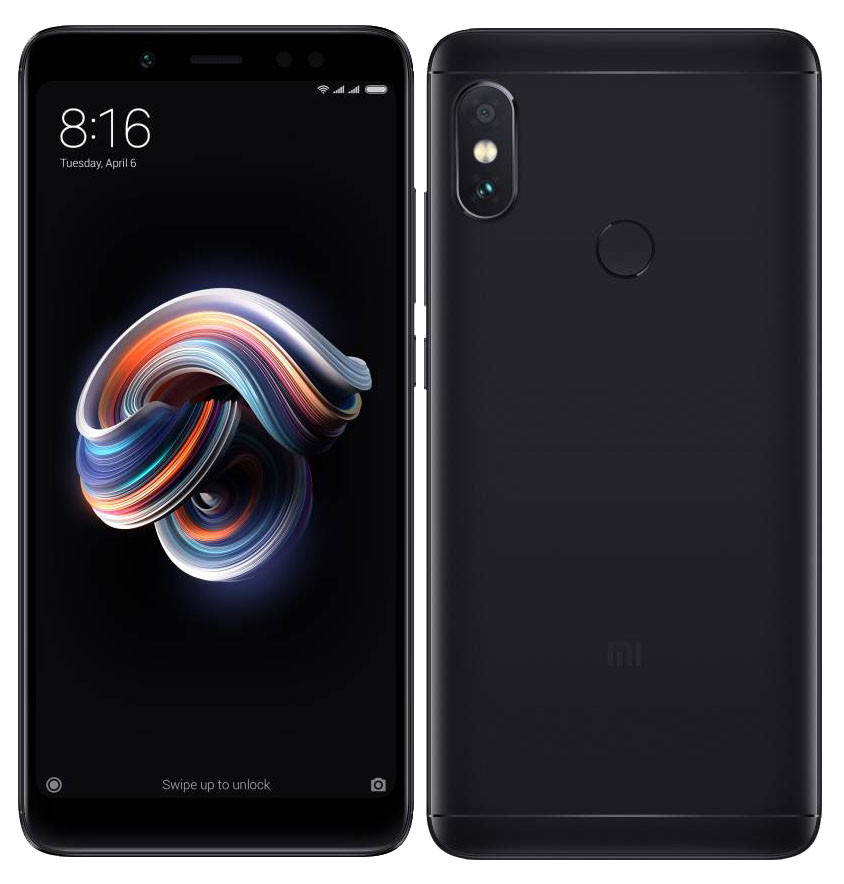 

Смартфон Xiaomi Redmi Note 5 4/64GB Black Global Rom, Черный