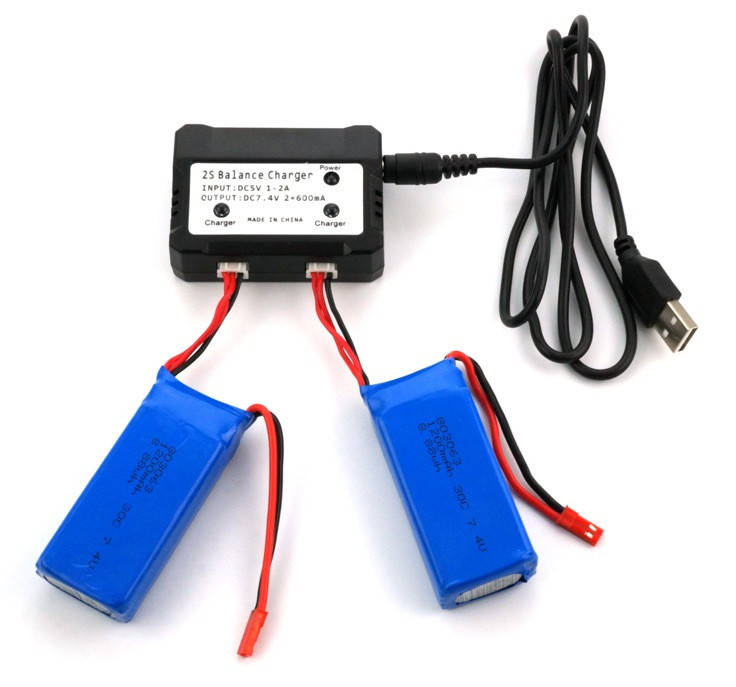 

Зарядное для аккумулятора квадрокоптера 7.4V
