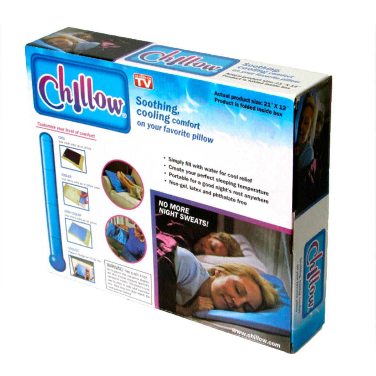 

Охлаждающая подушка для сна Chillow