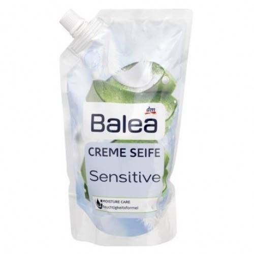 

Balea Creme Seife Sensitive mit Aloe Vera Жидкое крем-мыло для рук "Нежность с алое вера" 500 мл Запаска