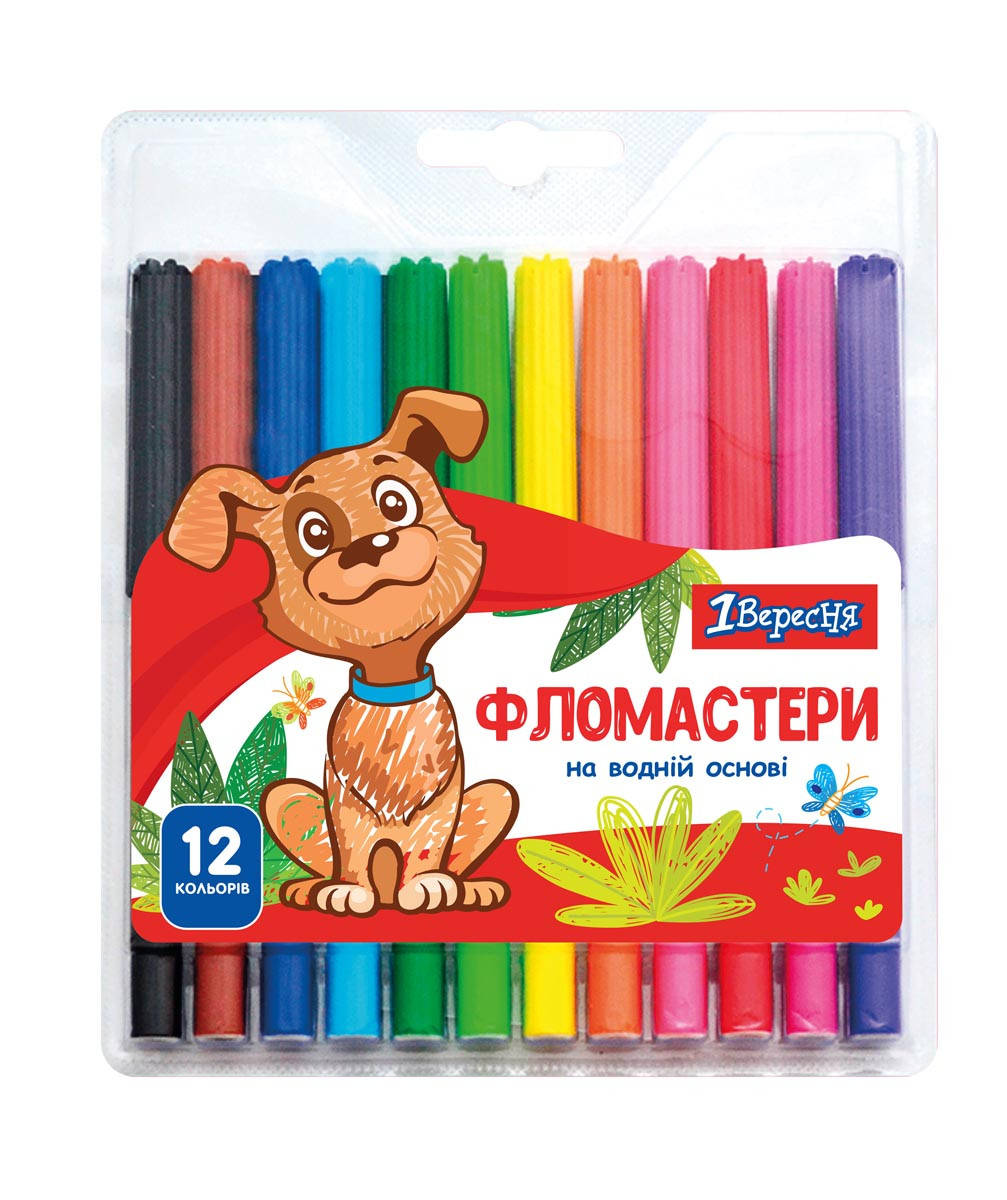 

Фломастеры 1 Вересня 12 цветов "Zoo Land"