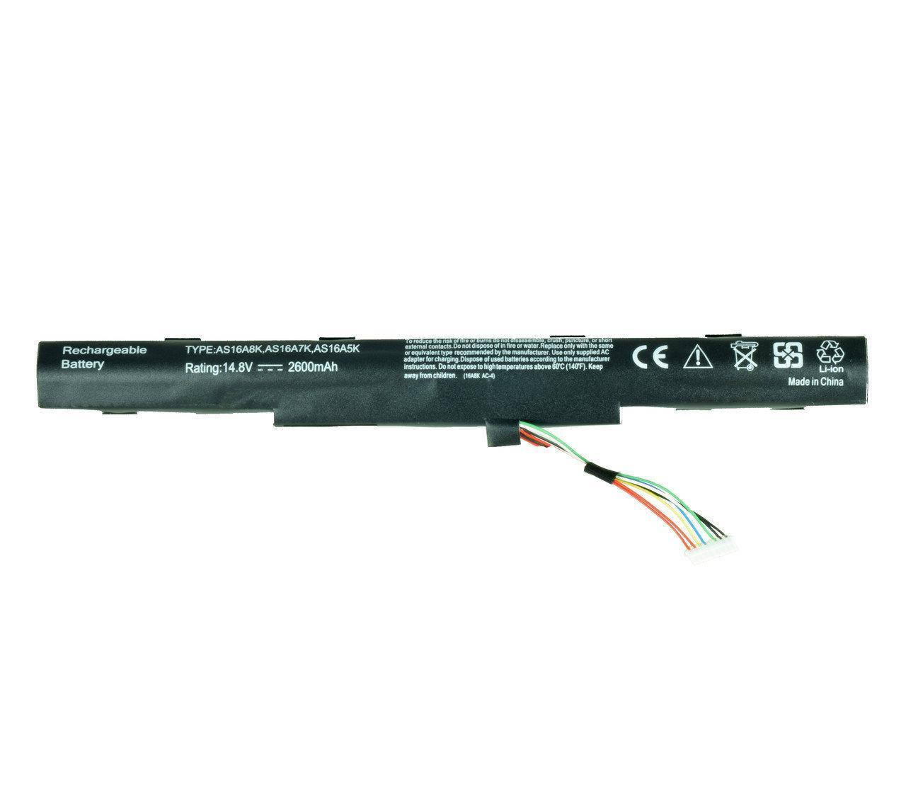 

Батарея для ноутбука Acer AS16A5K AS16A7K AS16A8K 14.8V 2600mAh