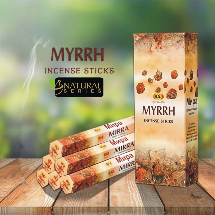 

Аромапалочки благовония для дома MYRRH (шестигранник) Мирра