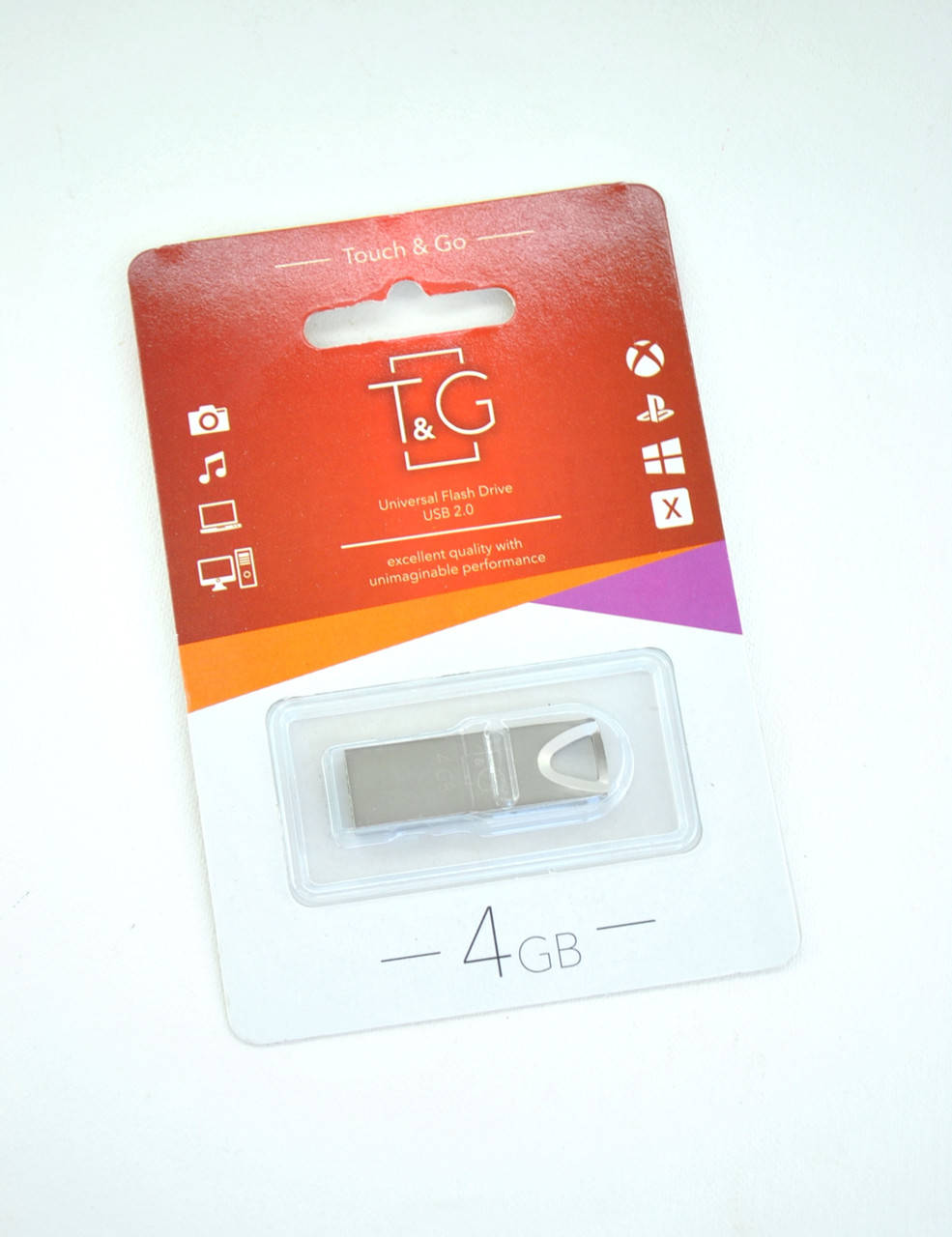 

Флеш-накопитель Usb 4Gb T&G 117 Metal series Silver