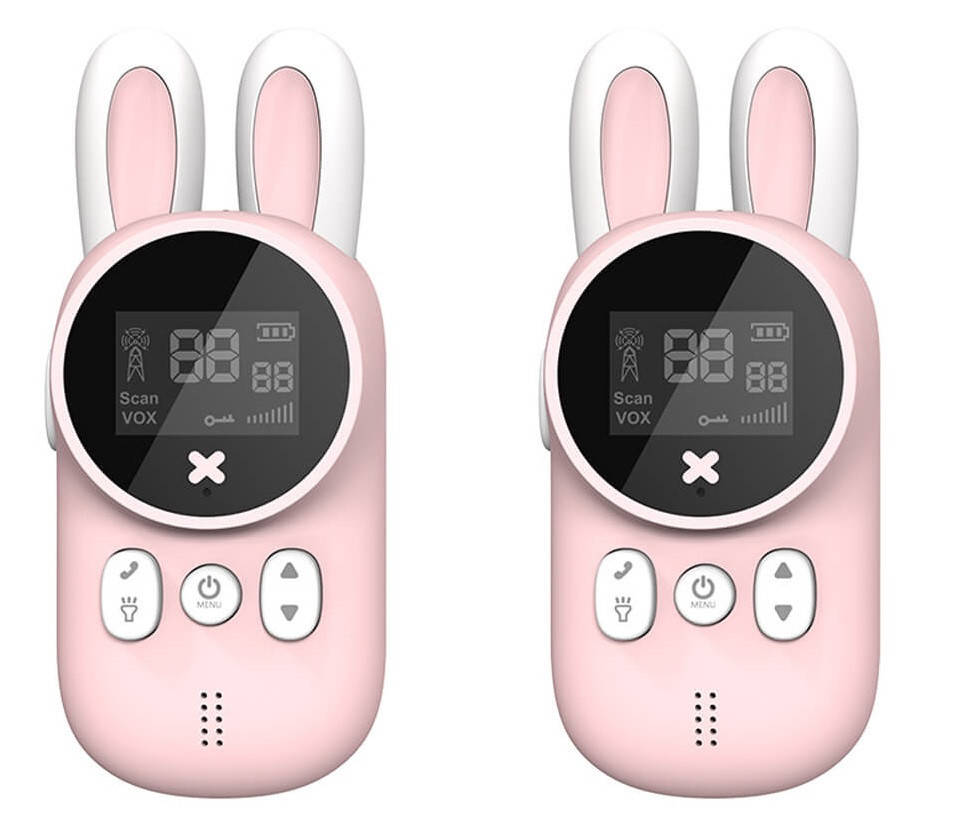 

Рации детские Children`s Rabbit Walkie Talkie, розовые, Розовый