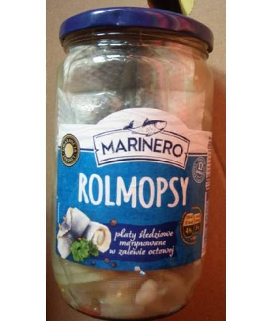 

Сельдь рулетиками Marinero 700гр