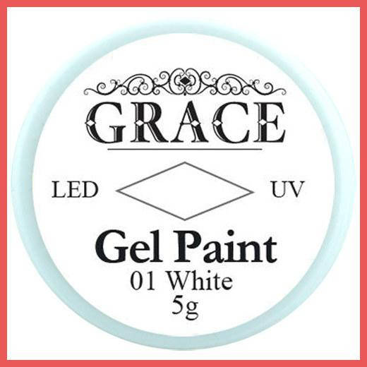 

Гель-краска №01 White Grace, Белый