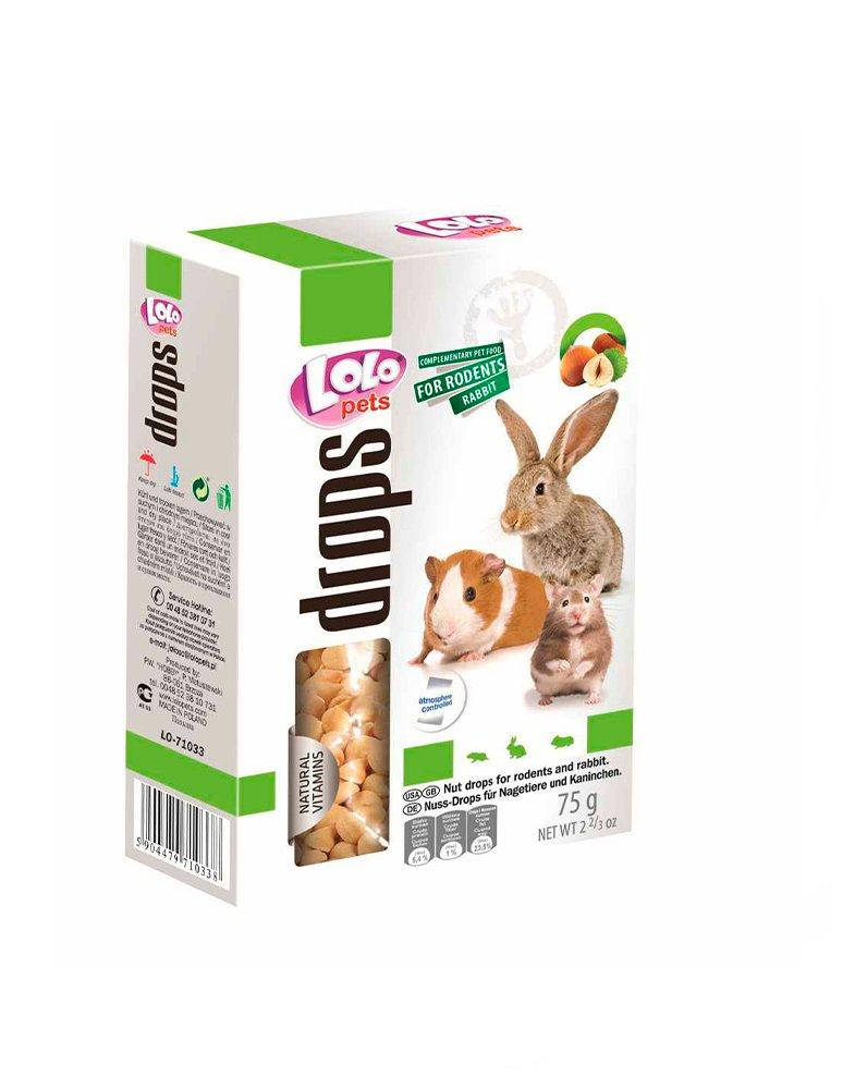 

Lolo Pets Drops Ореховые для грызунов 75 г