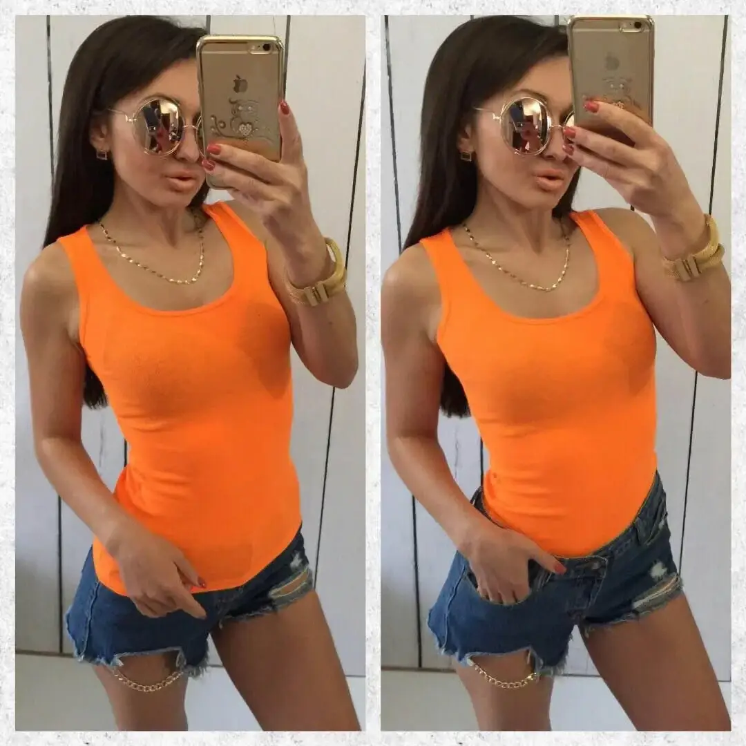 

Майка борцовка женская неоновые цвета, Разные цвета