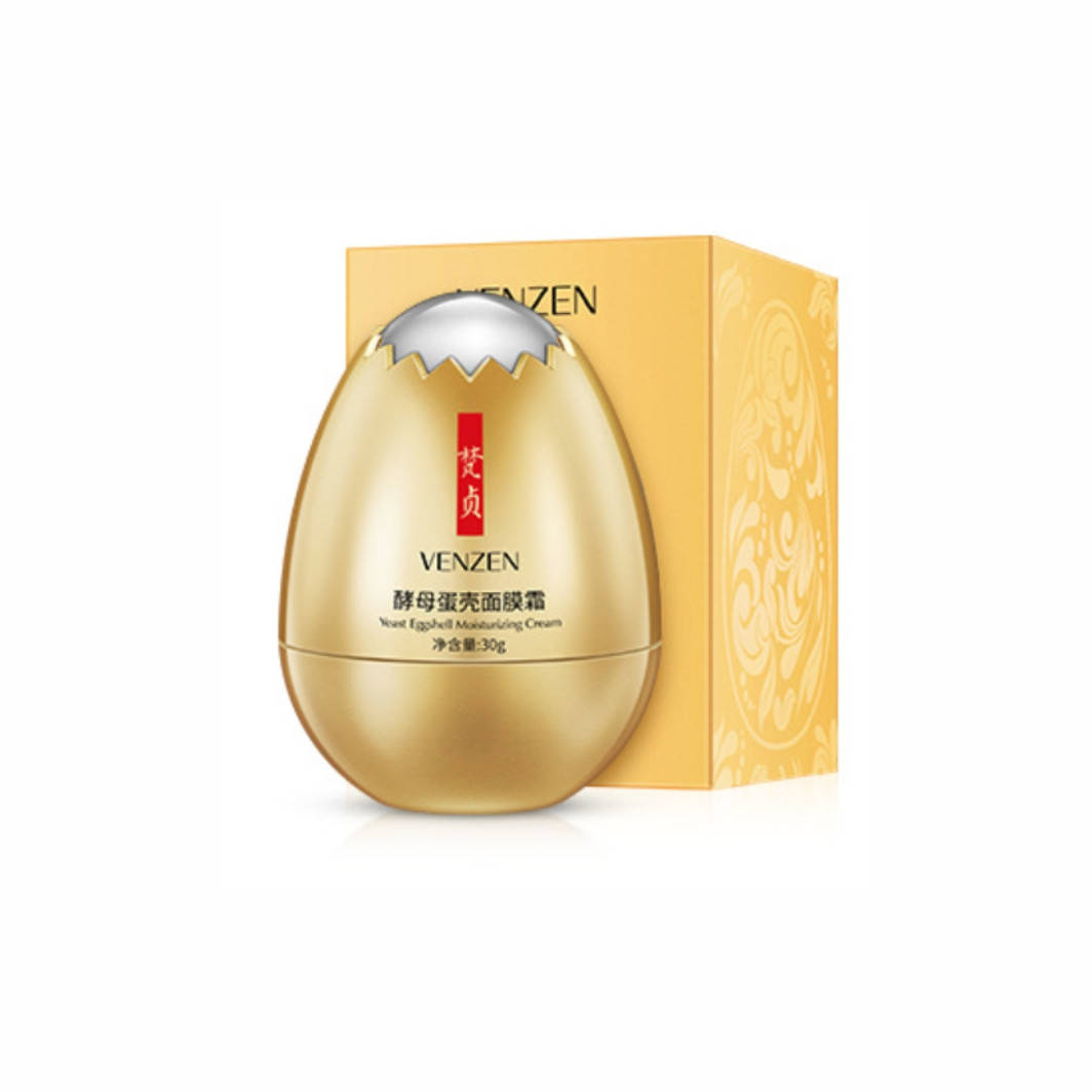 

Крем для лица с яичным протеином Venzen Yeast Eggshell Moisturizing Cream