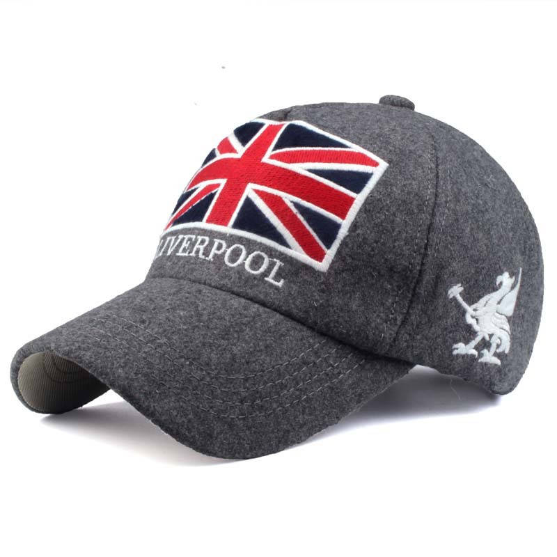 

Бейсболка Liverpool (Ливерпуль) теплая Серый