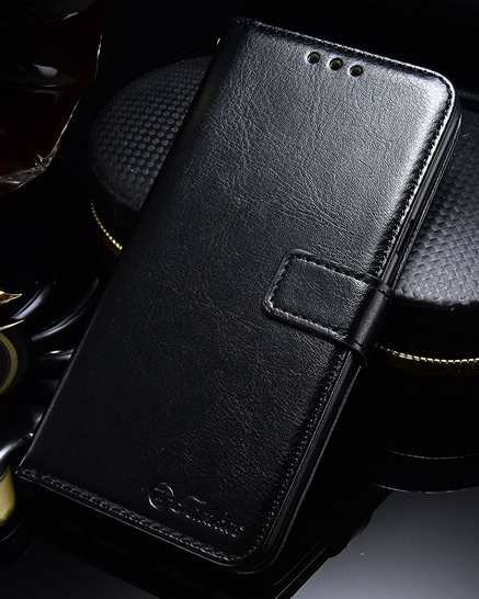 

Кожаный чехол-книжка для Samsung Galaxy Note 9 черный